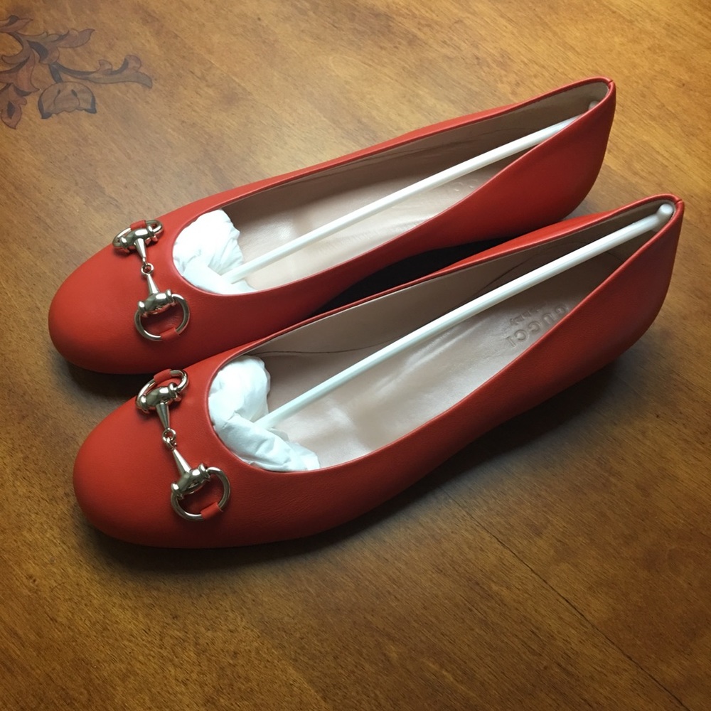 Gucci Horsebit Round Toe Flats